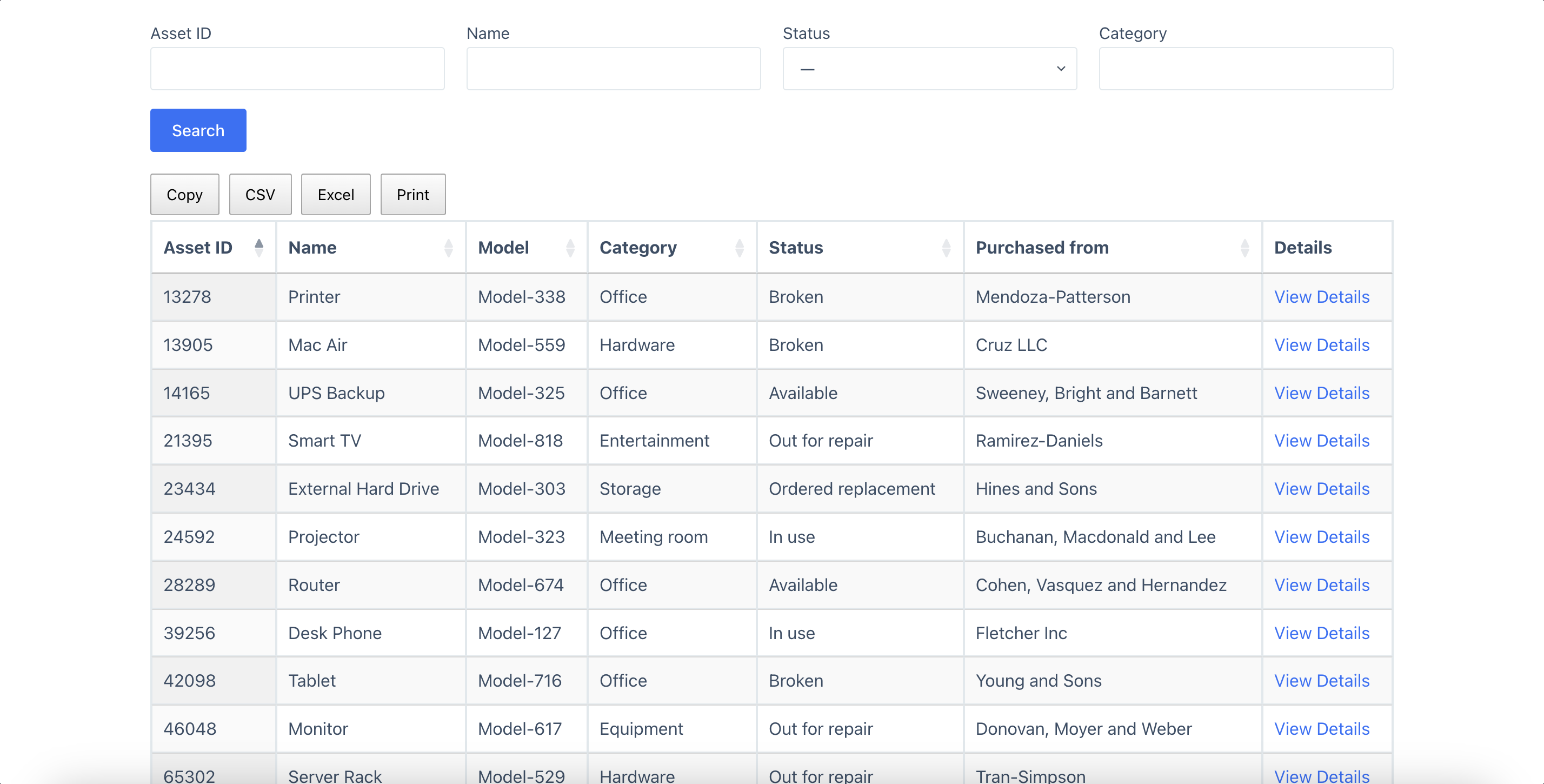 Asset tracker